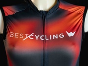 Maillot de ciclismo indoor sin mangas "Flower Power"  