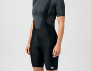 Culotte de ciclismo indoor con tirantes "Flower Power" 