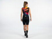 Maillot de ciclismo indoor sin mangas "Good Vibes " 