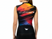 Maillot de ciclismo indoor sin mangas "Good Vibes " 