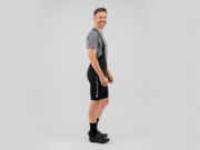 Culotte de ciclismo indoor con tirantes "Good vibes" 