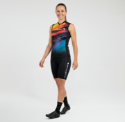Maillot de ciclismo indoor sin mangas "Good Vibes " 