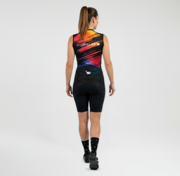 Maillot de ciclismo indoor sin mangas "Good Vibes " 