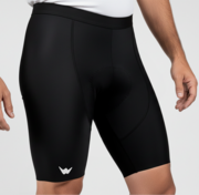 Culotte de ciclismo indoor sin tirantes "Flower Power"   