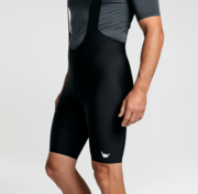 Culotte de ciclismo indoor con tirantes "Flower Power" 