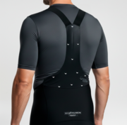 Culotte de ciclismo indoor con tirantes "Flower Power" 