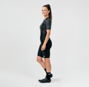 Culotte de ciclismo indoor con tirantes "Flower Power" 