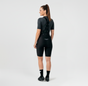 Culotte de ciclismo indoor con tirantes "Flower Power" 