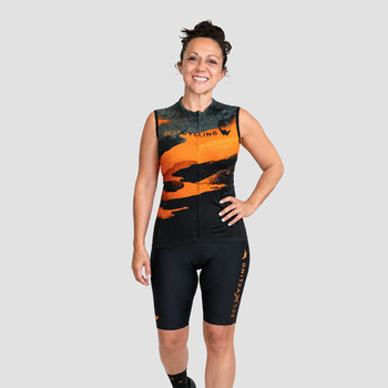 Maillot de ciclismo indoor sin mangas "ADN"
