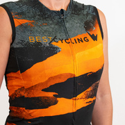 Maillot de ciclismo indoor sin mangas "ADN"