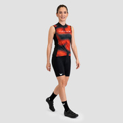 Maillot de ciclismo indoor sin mangas "Flower Power"  