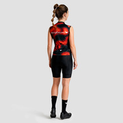 Maillot de ciclismo indoor sin mangas "Flower Power"  