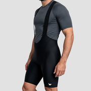 Culotte de ciclismo indoor con tirantes "Flower Power" 