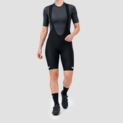 Culotte de ciclismo indoor con tirantes "Flower Power" 