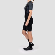 Culotte de ciclismo indoor con tirantes "Flower Power" 