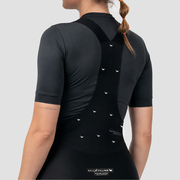 Culotte de ciclismo indoor con tirantes "Flower Power" 