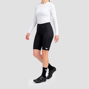 Culotte de ciclismo indoor sin tirantes "Flower Power"   
